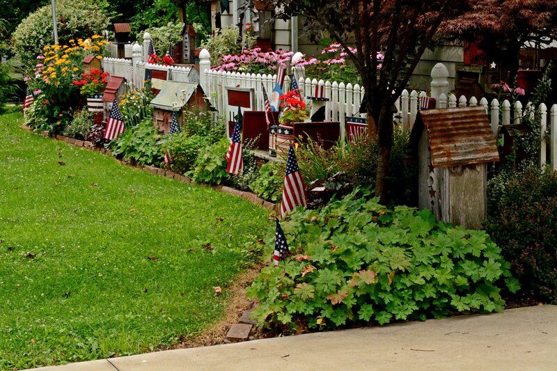 American Flag Garden