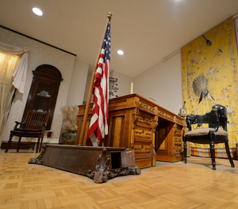American Flag in Office