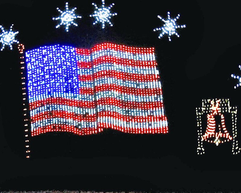 American Flag Lights