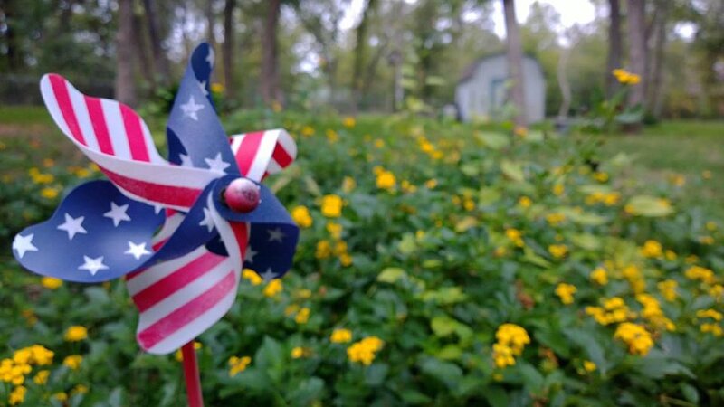 American Flag Pinwheel