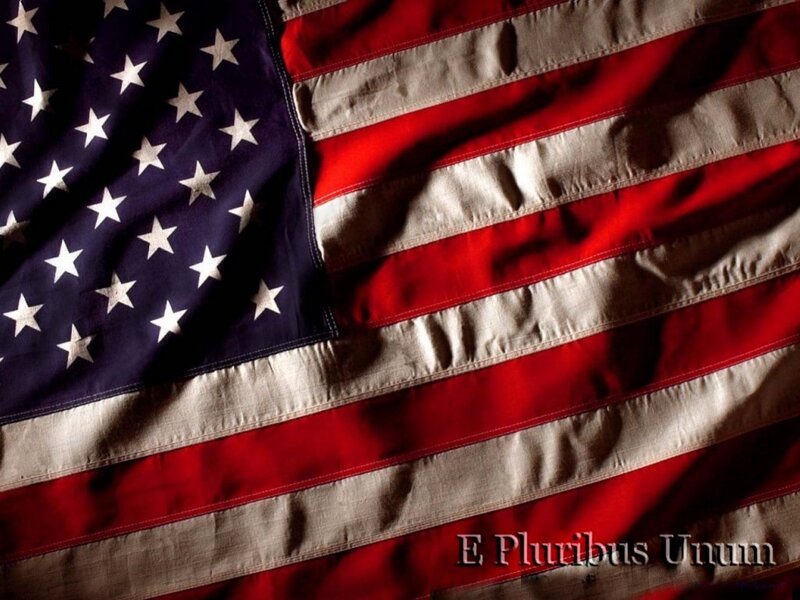 American Flag — Red, Dramatic, Photograph, Stars