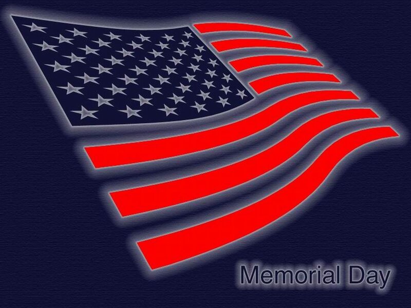 American Flag — Red, Patriotic, Digital Art