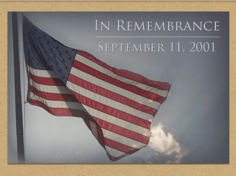 American Flag — Red, Somber