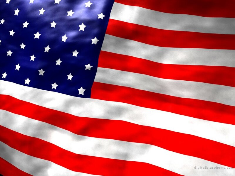 American Flag — Red, White