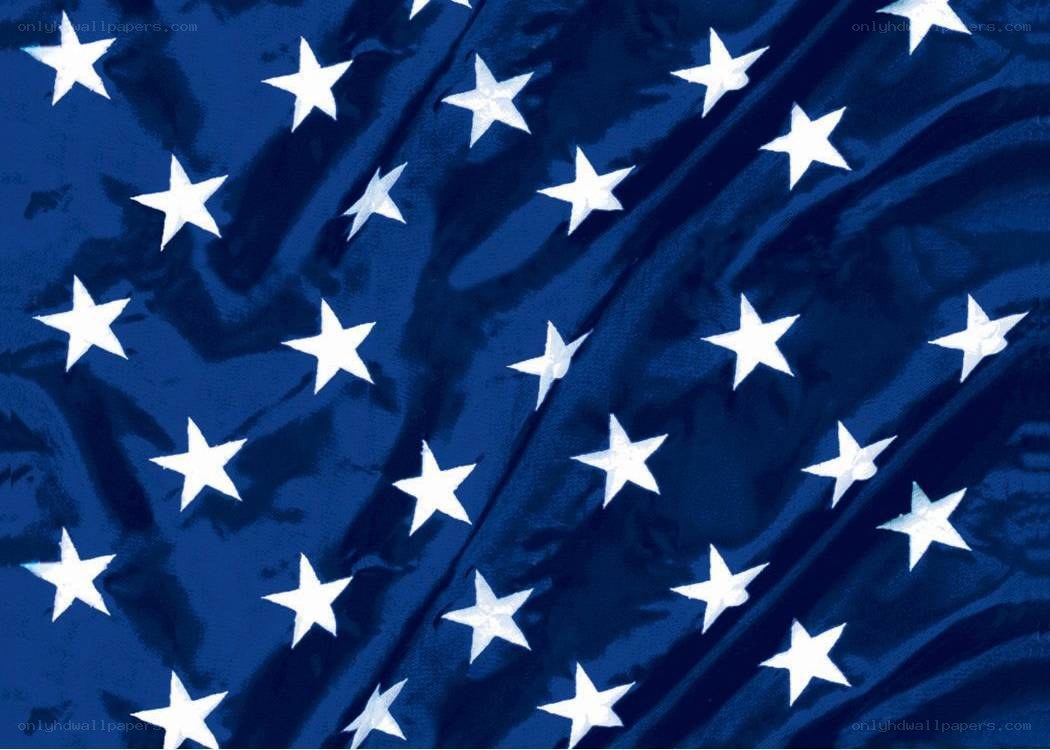 American flag stars close-up