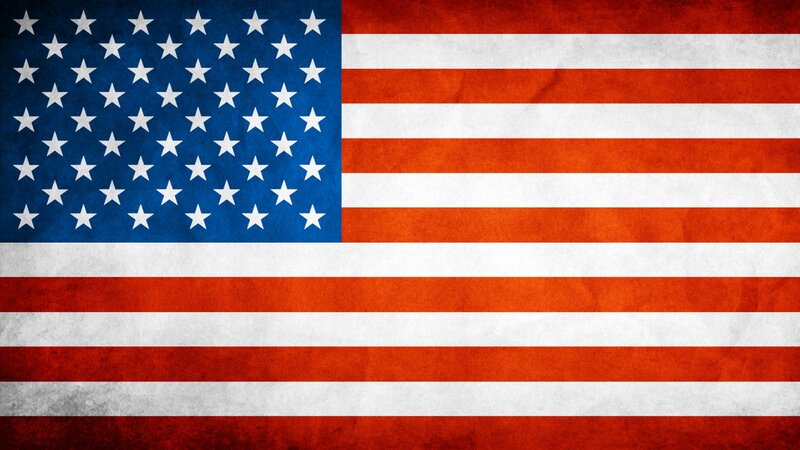 American flag with distressed texture
