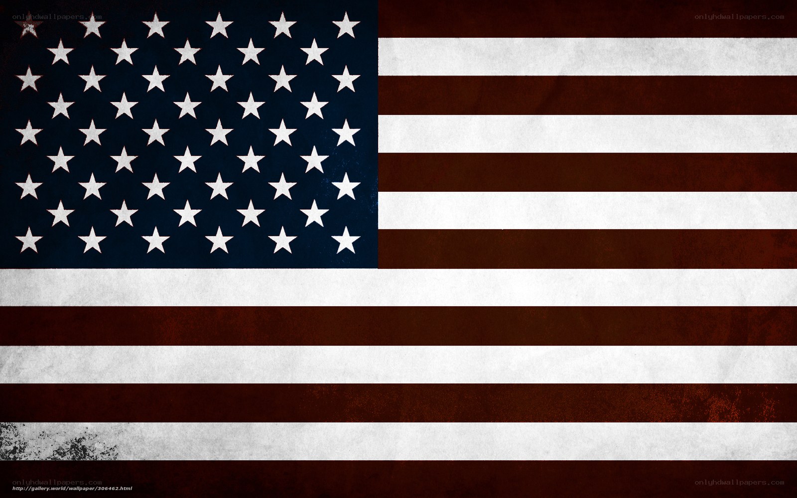 American flag with distressed texture