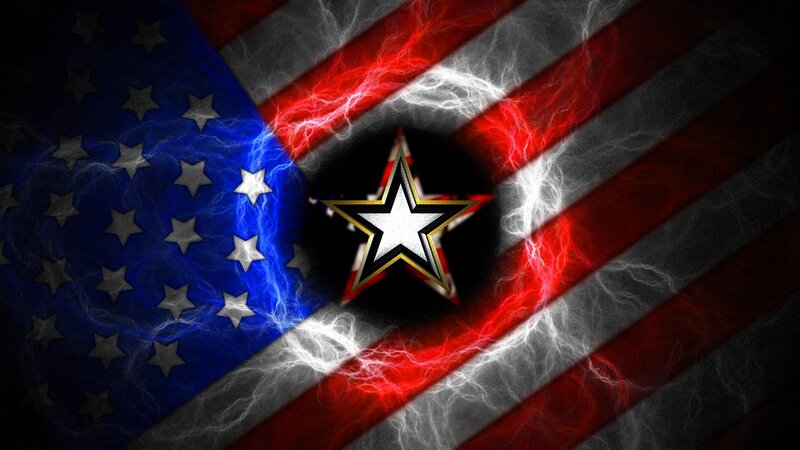 American Flag with Star
