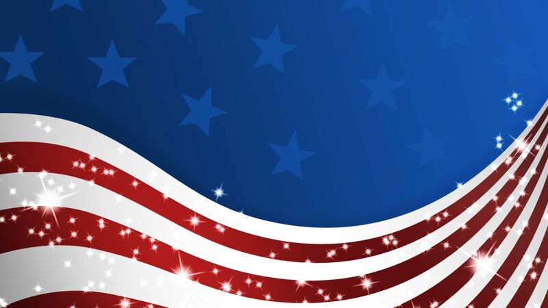 American flag with stars and stripes