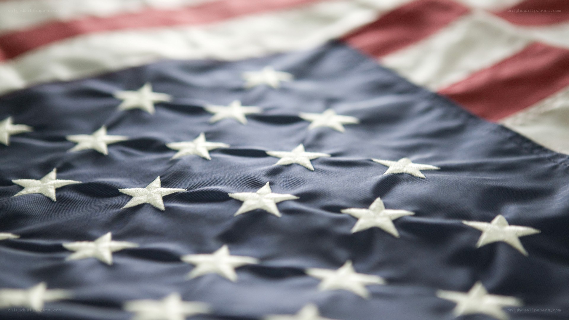American flag with stars