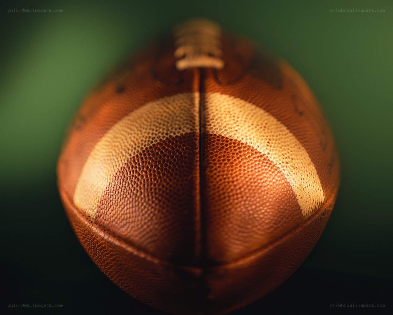 American football close-up