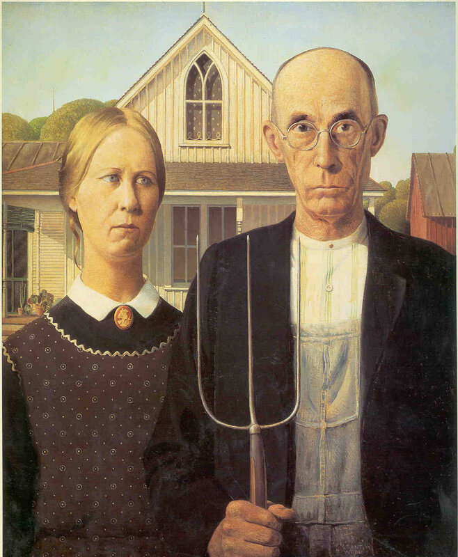American Gothic painting