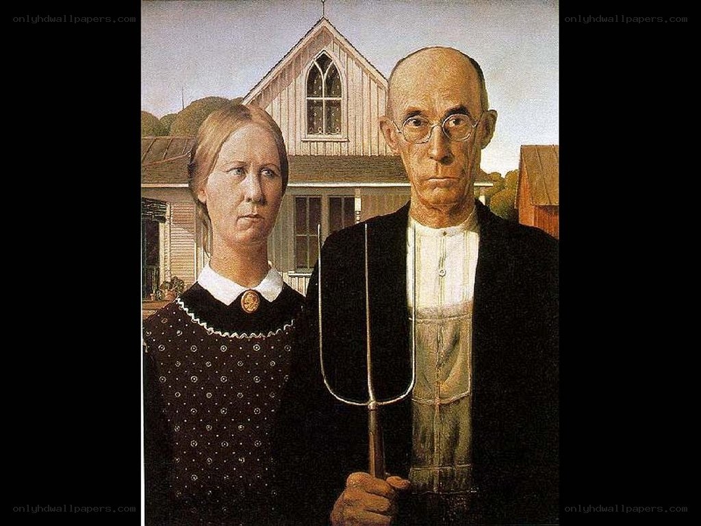American Gothic painting