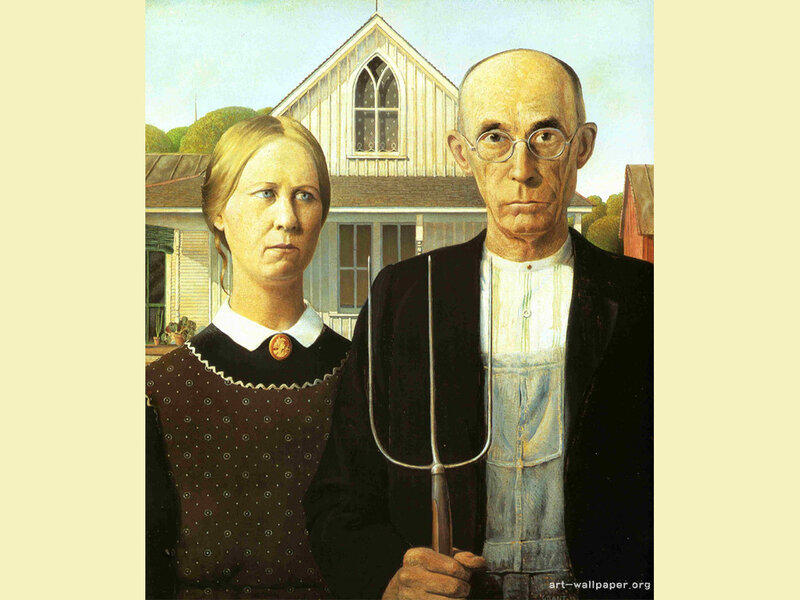 American Gothic painting