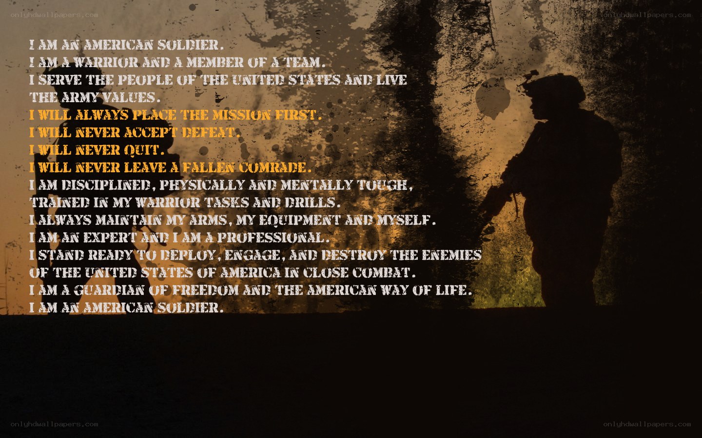 American Soldier Oath