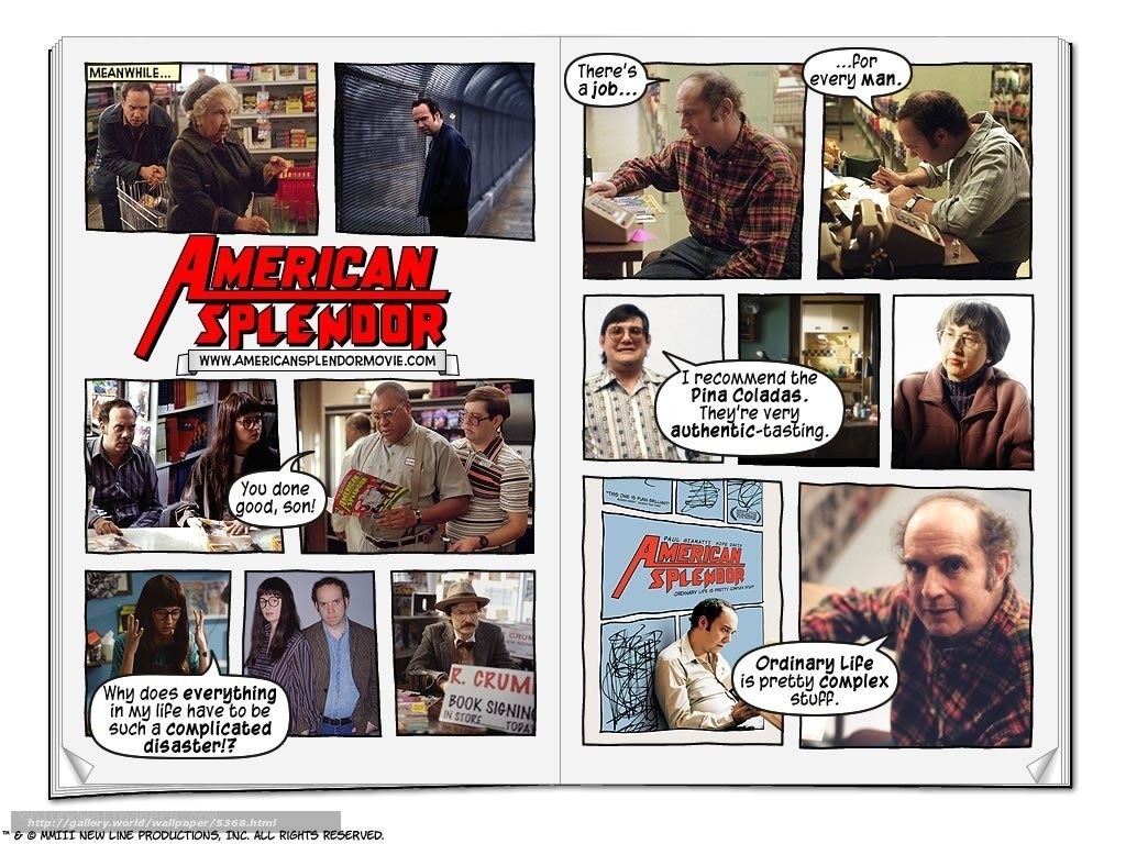 American Splendor comic book pages