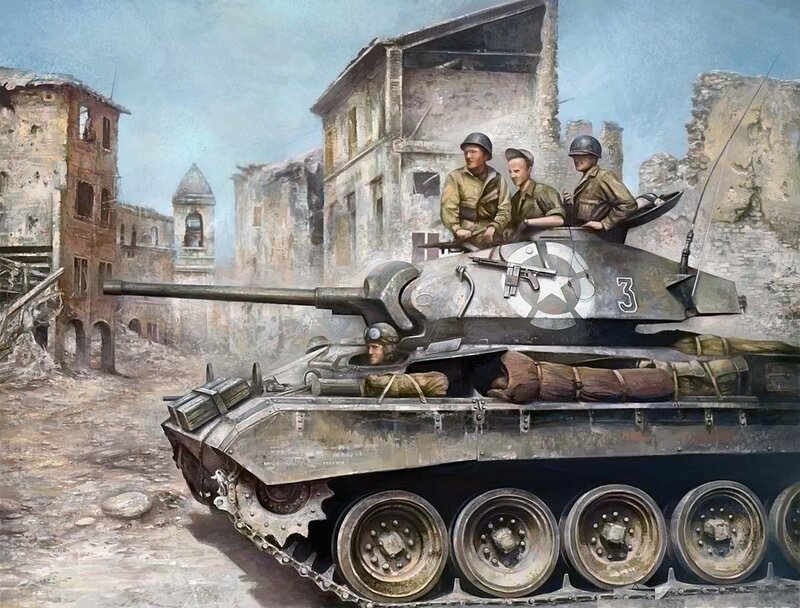 American Tank in City