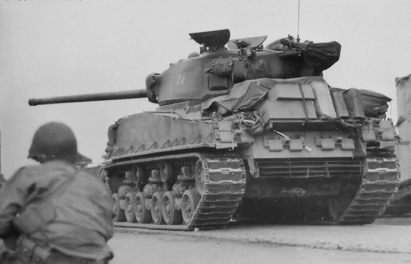 American tank in Europe