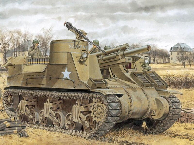 American Tank in Field