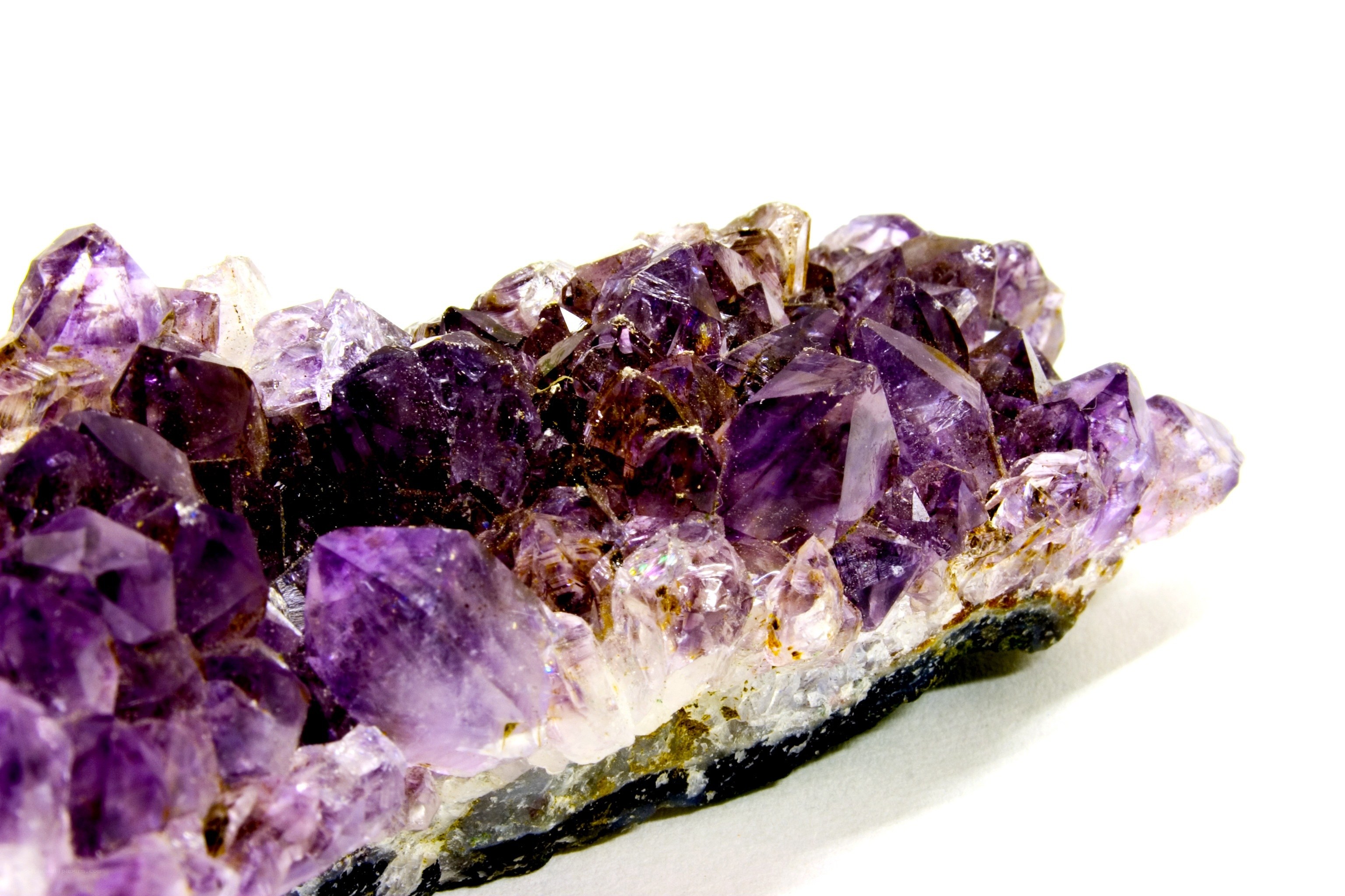 Amethyst crystal cluster