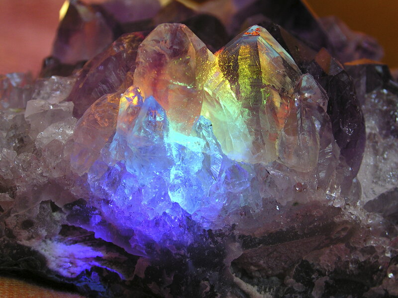 Amethyst Crystal Cluster — Purple, Dramatic