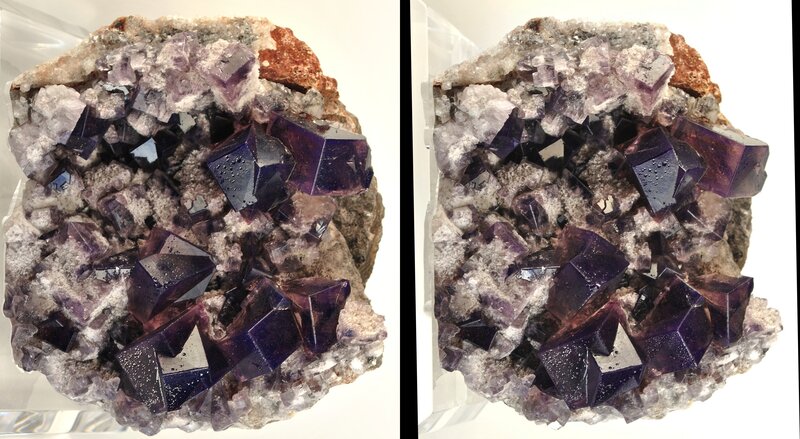 Amethyst crystal cluster