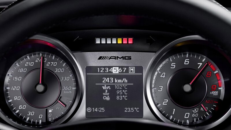 AMG dashboard display