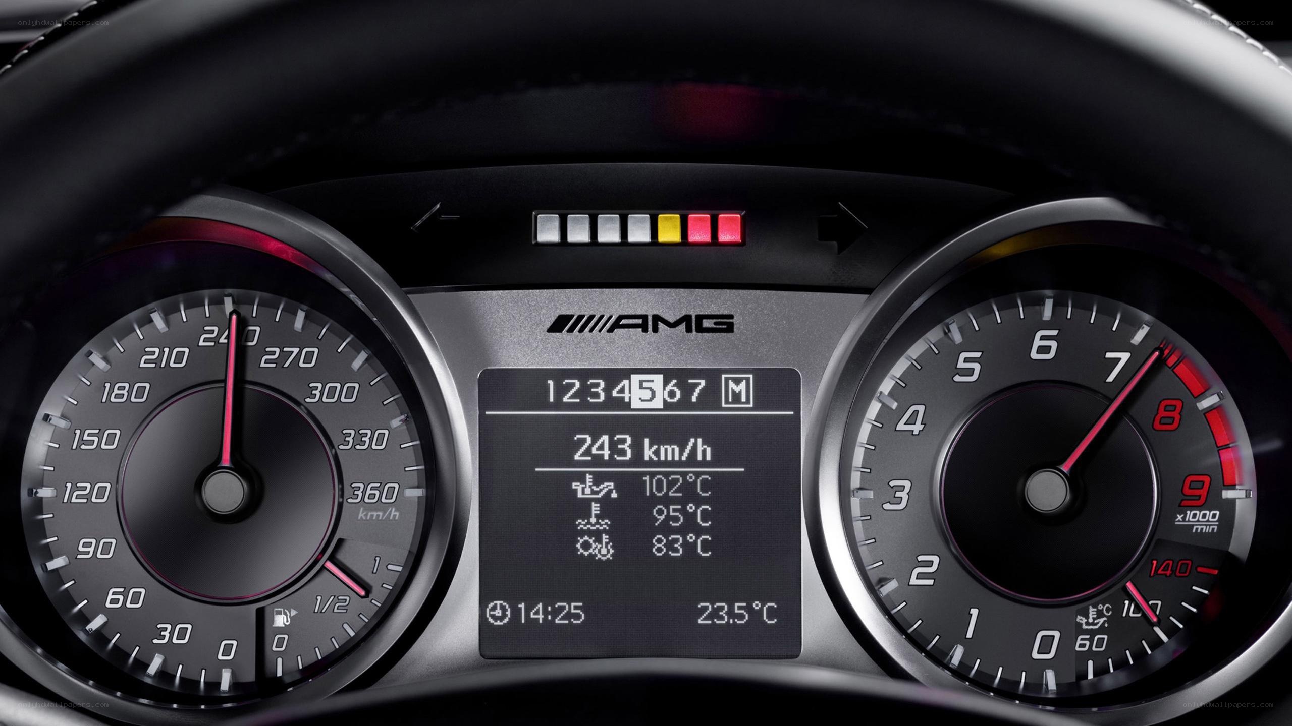 AMG dashboard display