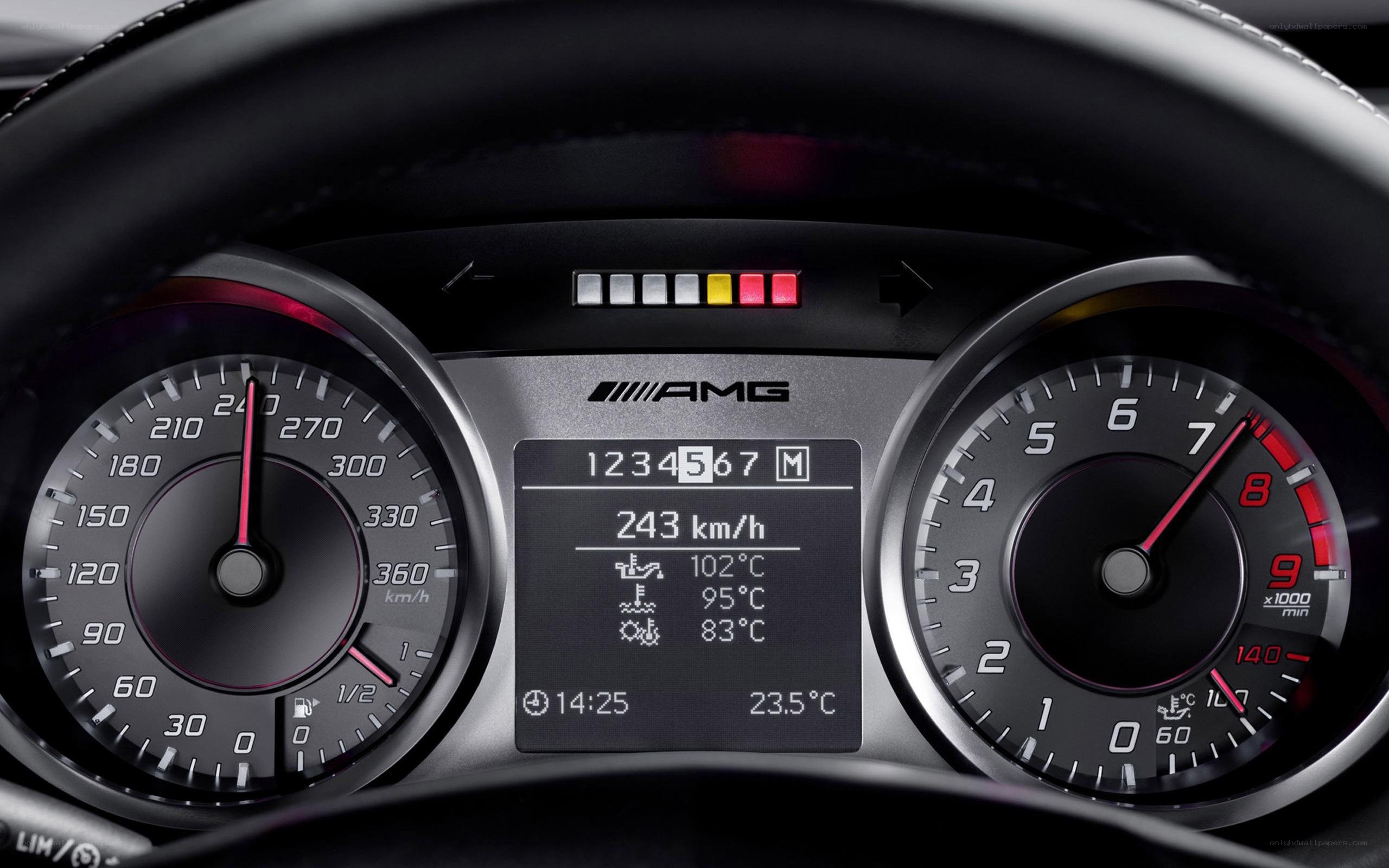 AMG dashboard display