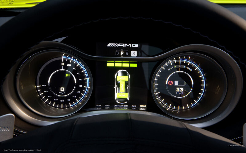 AMG dashboard display