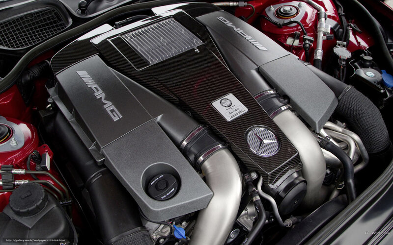 AMG Engine Bay