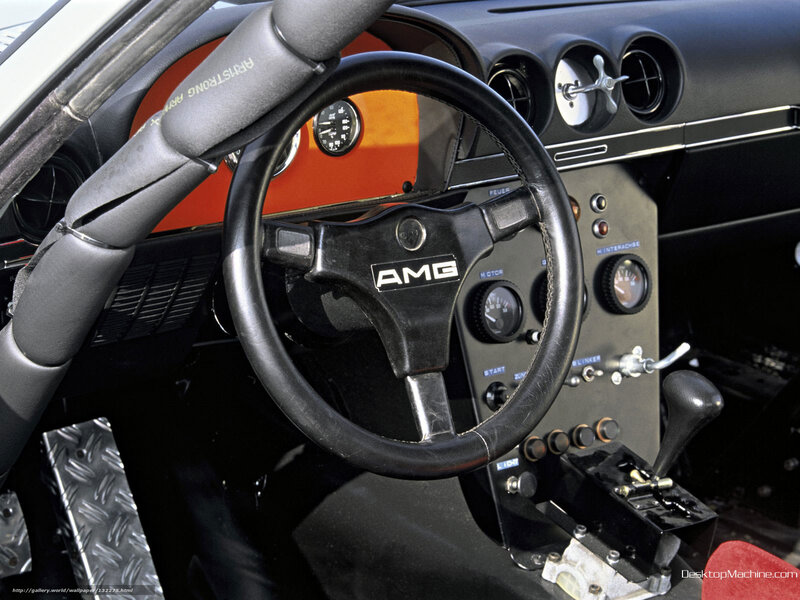 AMG race car interior