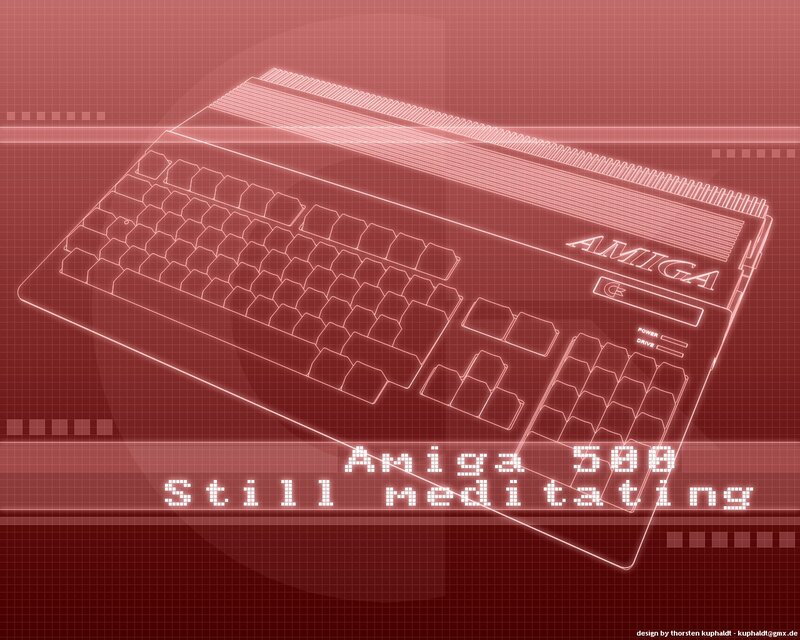 Amiga 500 still meditating