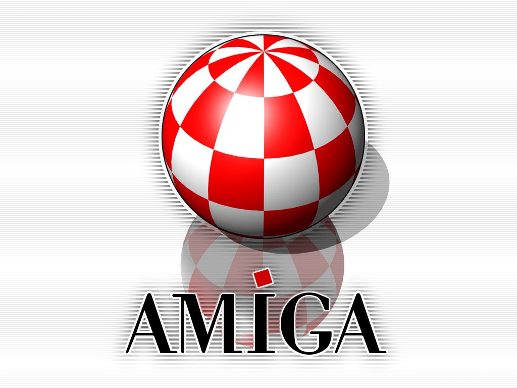 Amiga logo with red and white sphere