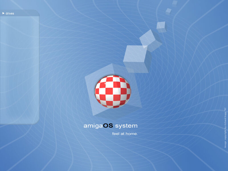 AmigaOS system boot screen