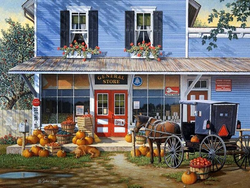Amish Horse-drawn Buggy