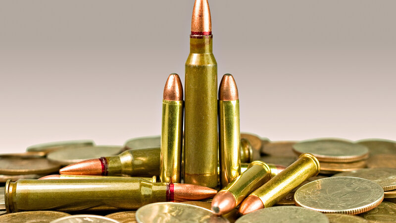 Ammunition and Coins — Gold