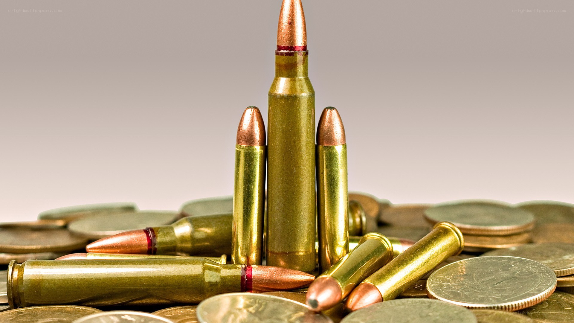 ammunition and coins