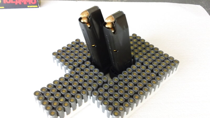 ammunition and magazines display