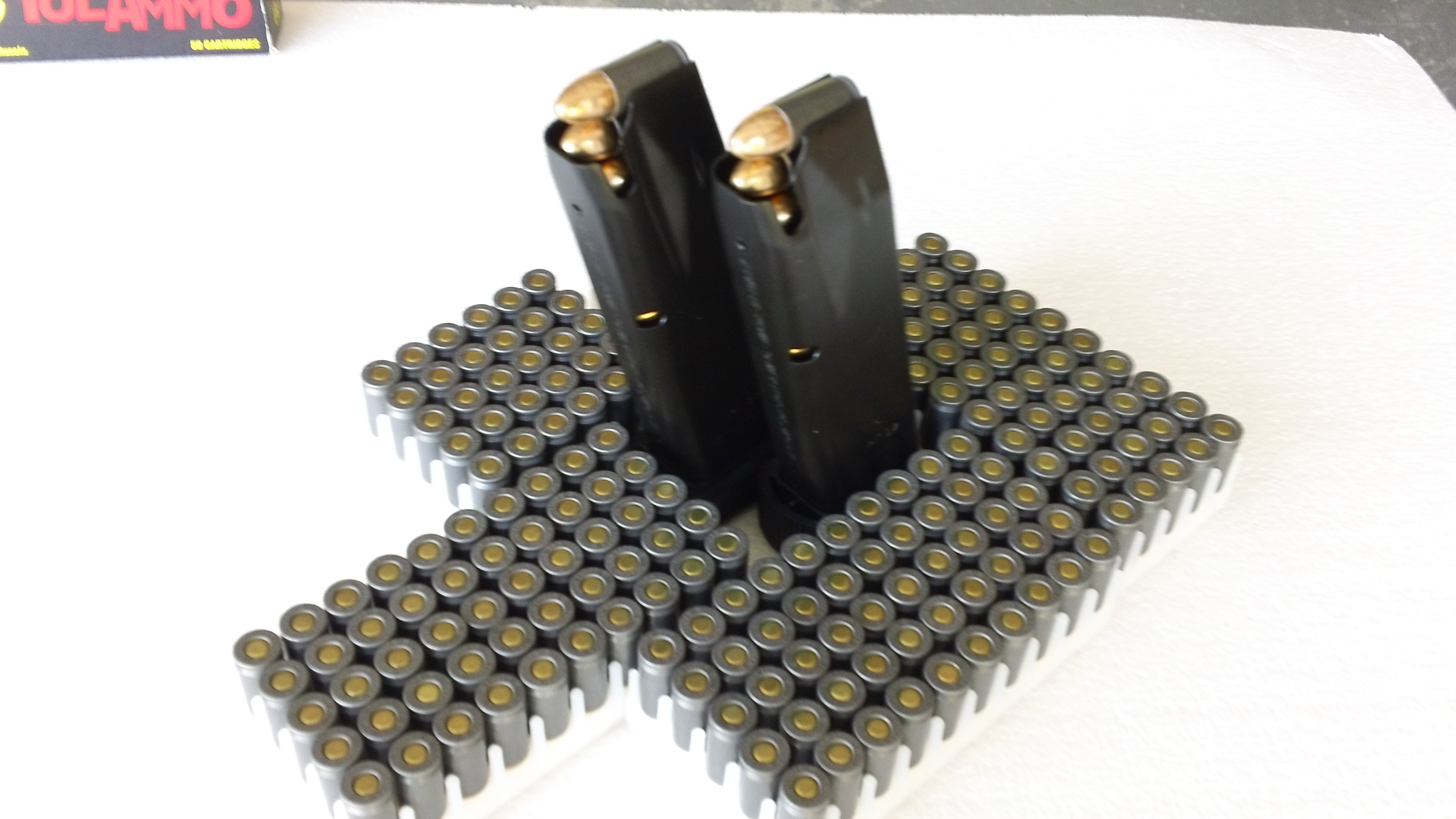ammunition and magazines display