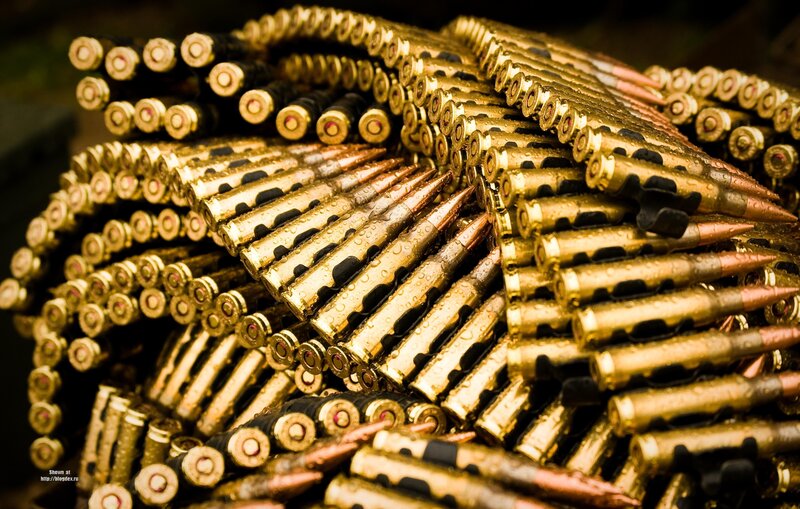 Ammunition Belts — Gold, Dramatic