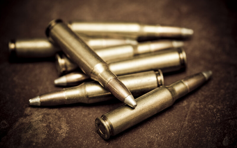 Ammunition Bullets — Brown