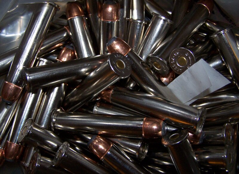 ammunition casings in a pile