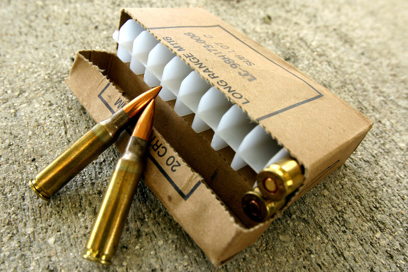 Ammunition in Box — Brown
