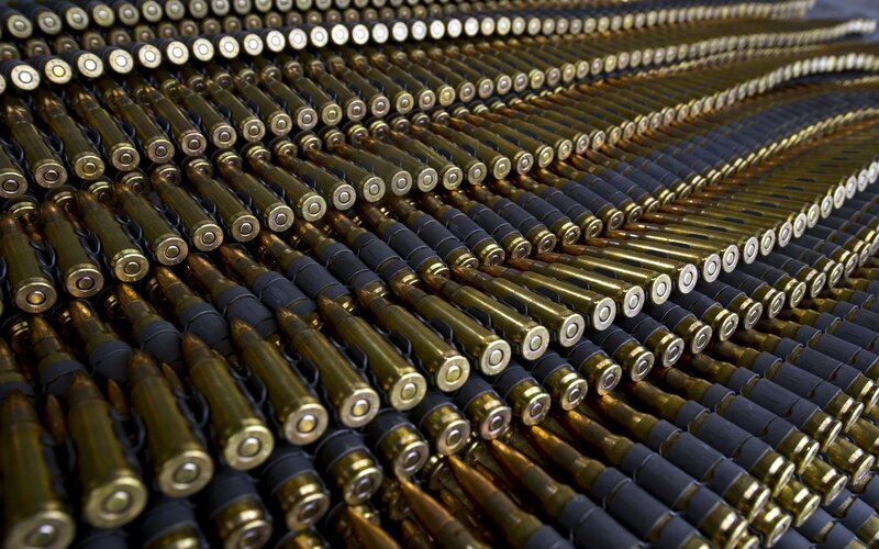 Ammunition in Linked Belts — Gold