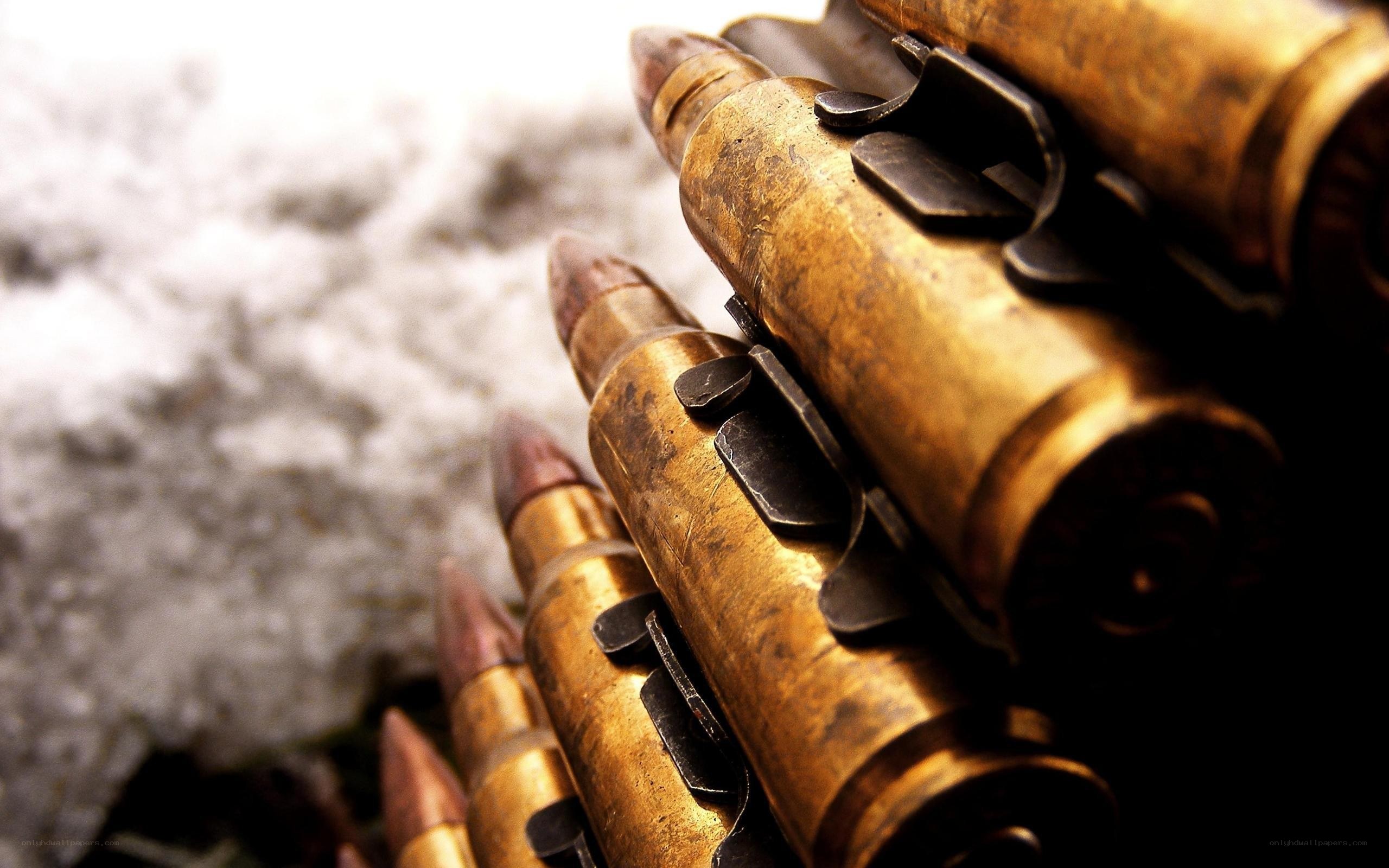 ammunition in snow