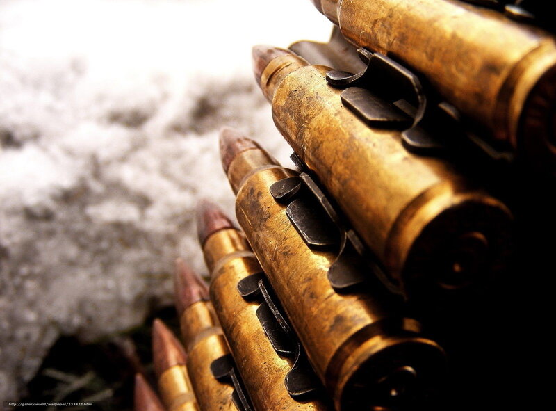 Ammunition in Snow — Gold, Dramatic, Winter