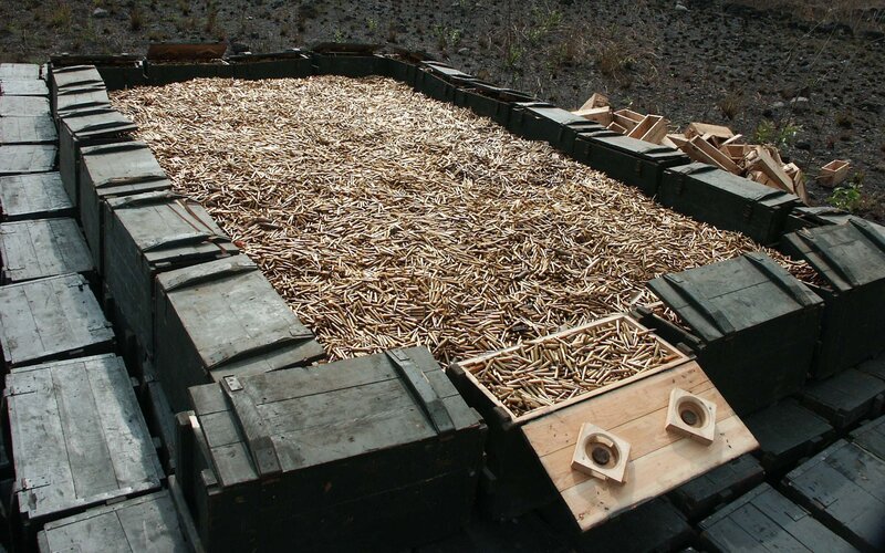 ammunition storage area