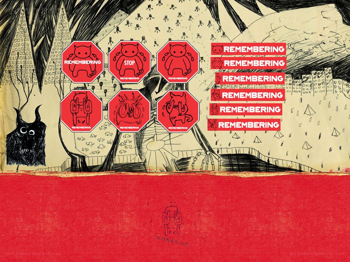Amnesiac album cover art