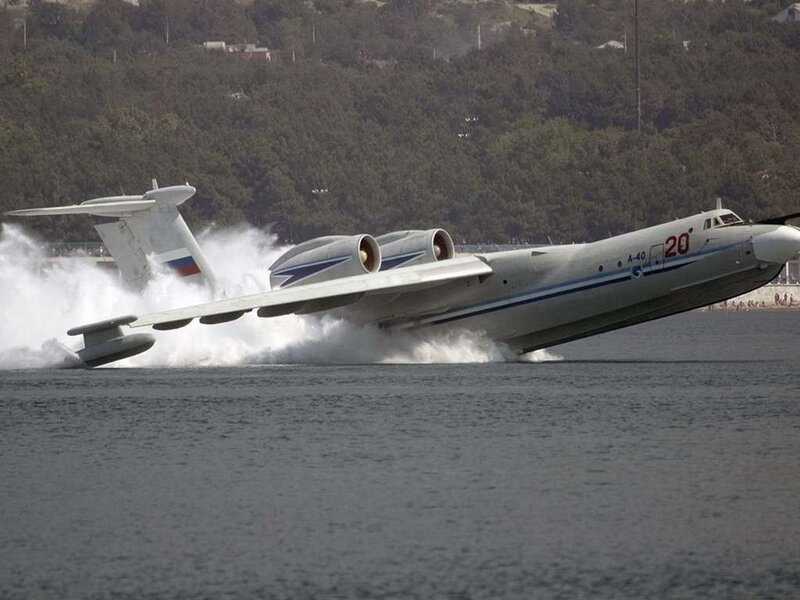 Amphibious Aircraft Landing